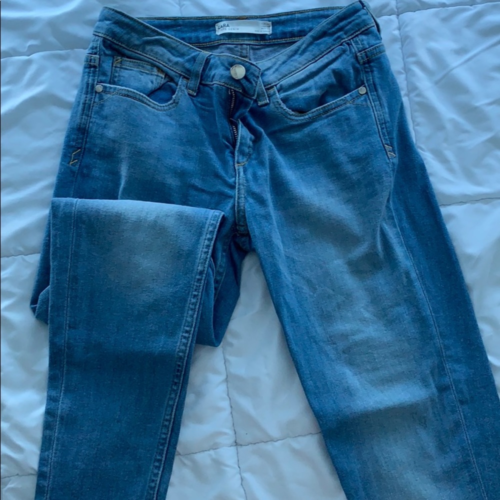 Zara Plain Denim Jeans